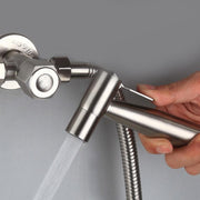Stainless Steel Hand Held Bidet Faucet Sprayer Bidet Set Sprayer Gun Toilet Spray For Bathroom Self Cleaning Shower Head