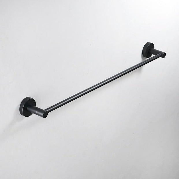 Modern Bathroom Black Hardware Set 304 Stainless Steel Towel Rack Paper Towel Holder Towel Bar Hook Bathroom Accessories