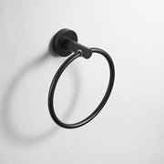 Modern Bathroom Black Hardware Set 304 Stainless Steel Towel Rack Paper Towel Holder Towel Bar Hook Bathroom Accessories