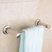 Anti-rust Stainless Steel Towel Shelf Wall-Mounted Bathroom Holder Adhesive Force Bathroom Shelf Single/Double Bars Towel Rack