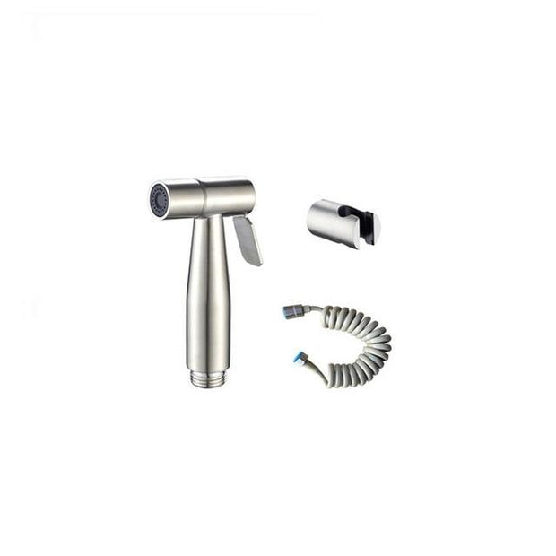 Stainless Steel Hand Held Bidet Faucet Sprayer Bidet Set Sprayer Gun Toilet Spray For Bathroom Self Cleaning Shower Head