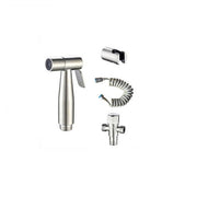 Stainless Steel Hand Held Bidet Faucet Sprayer Bidet Set Sprayer Gun Toilet Spray For Bathroom Self Cleaning Shower Head