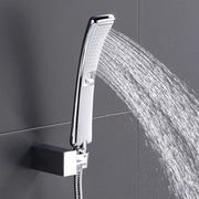Waterfall 2 Function Hand Held Shower Head High Pressure Rain Shower Sprayer Set Water Saving New Design