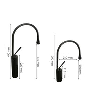 Basin faucets Black gold bathroom faucet for bathroom basin mixer tall taps waterfall mixer single hole sink faucet