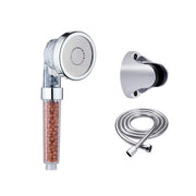 3 Function Adjustable Jetting Shower Head Bathroom High Pressure Water Handheld Saving Filter SPA Shower Heads with box