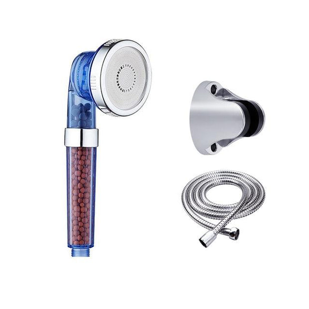 3 Function Adjustable Jetting Shower Head Bathroom High Pressure Water Handheld Saving Filter SPA Shower Heads with box
