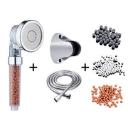 3 Function Adjustable Jetting Shower Head Bathroom High Pressure Water Handheld Saving Filter SPA Shower Heads with box