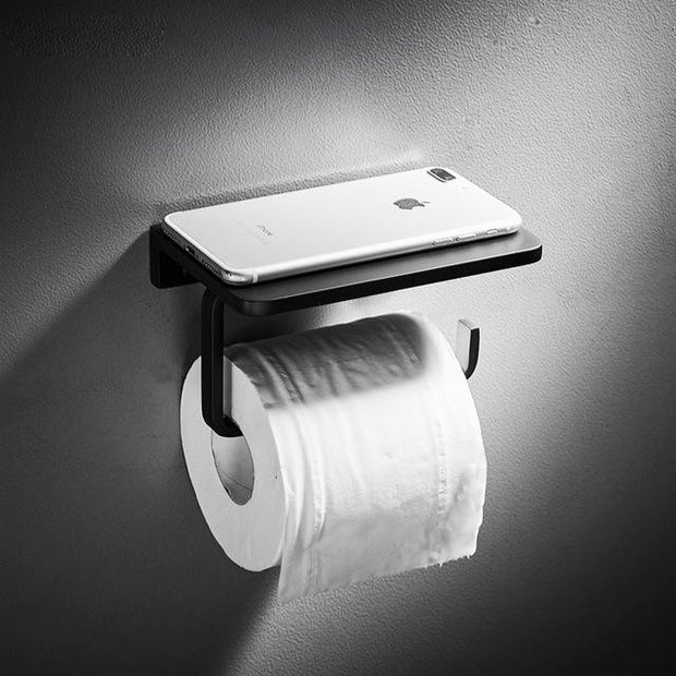 Nordic Bathroom/kitchen Storage Rack  Anodizing Household Toilet Paper Holder Wall mount Bathroom Hardawre Accessories 2 Colour